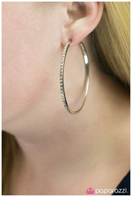 Guest of Honor - White - Paparazzi earrings