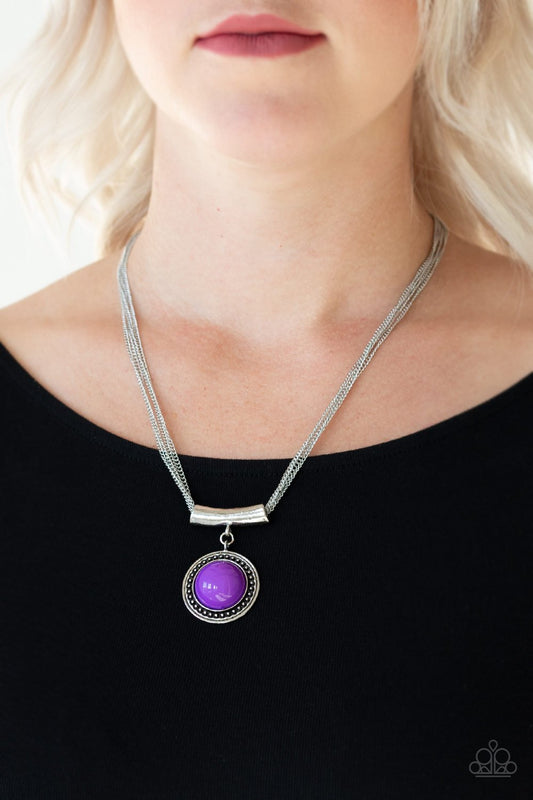 Gypsy Gulf-purple-Paparazzi necklace