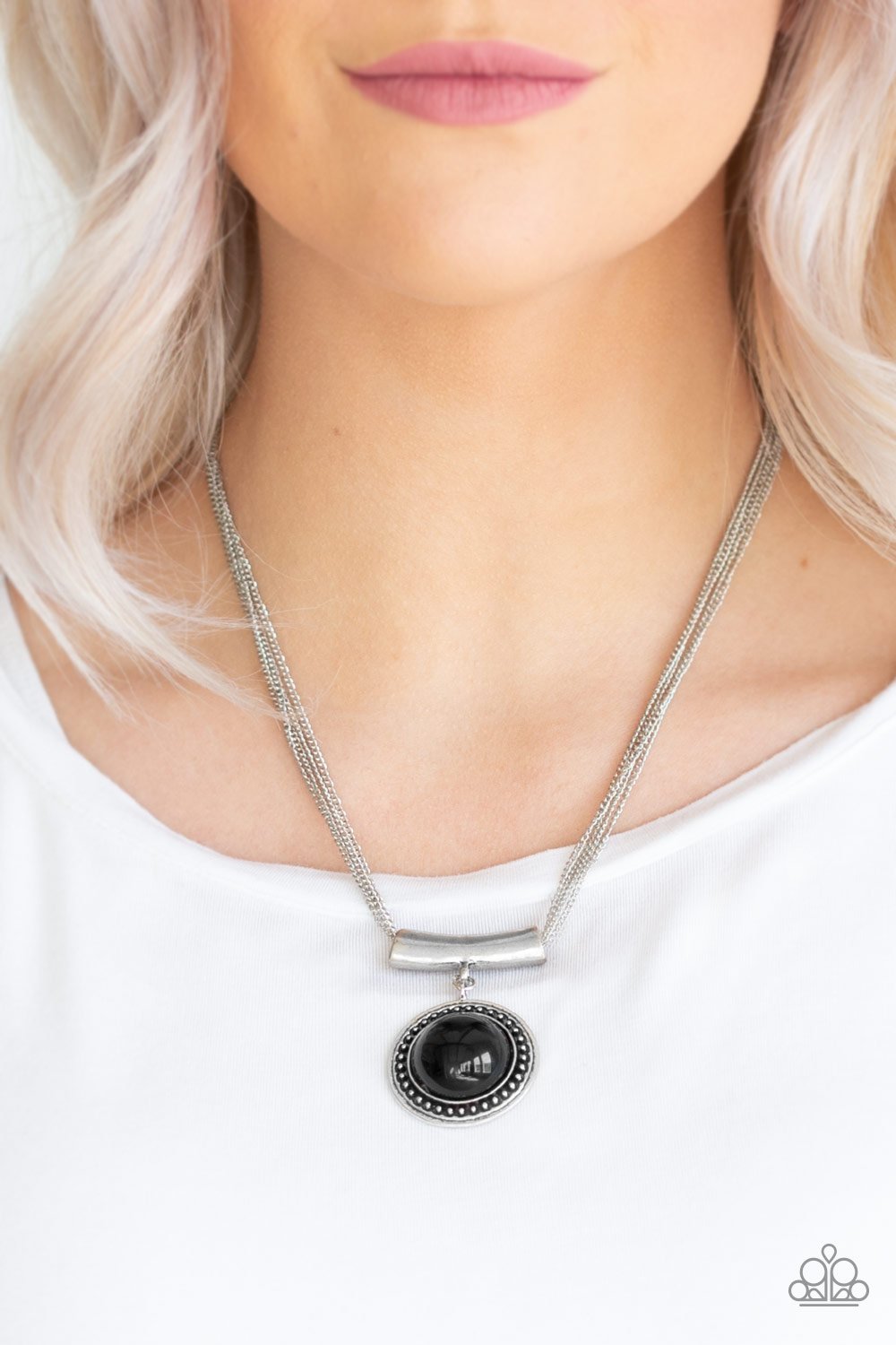Gypsy Gulf-black-Paparazzi necklace