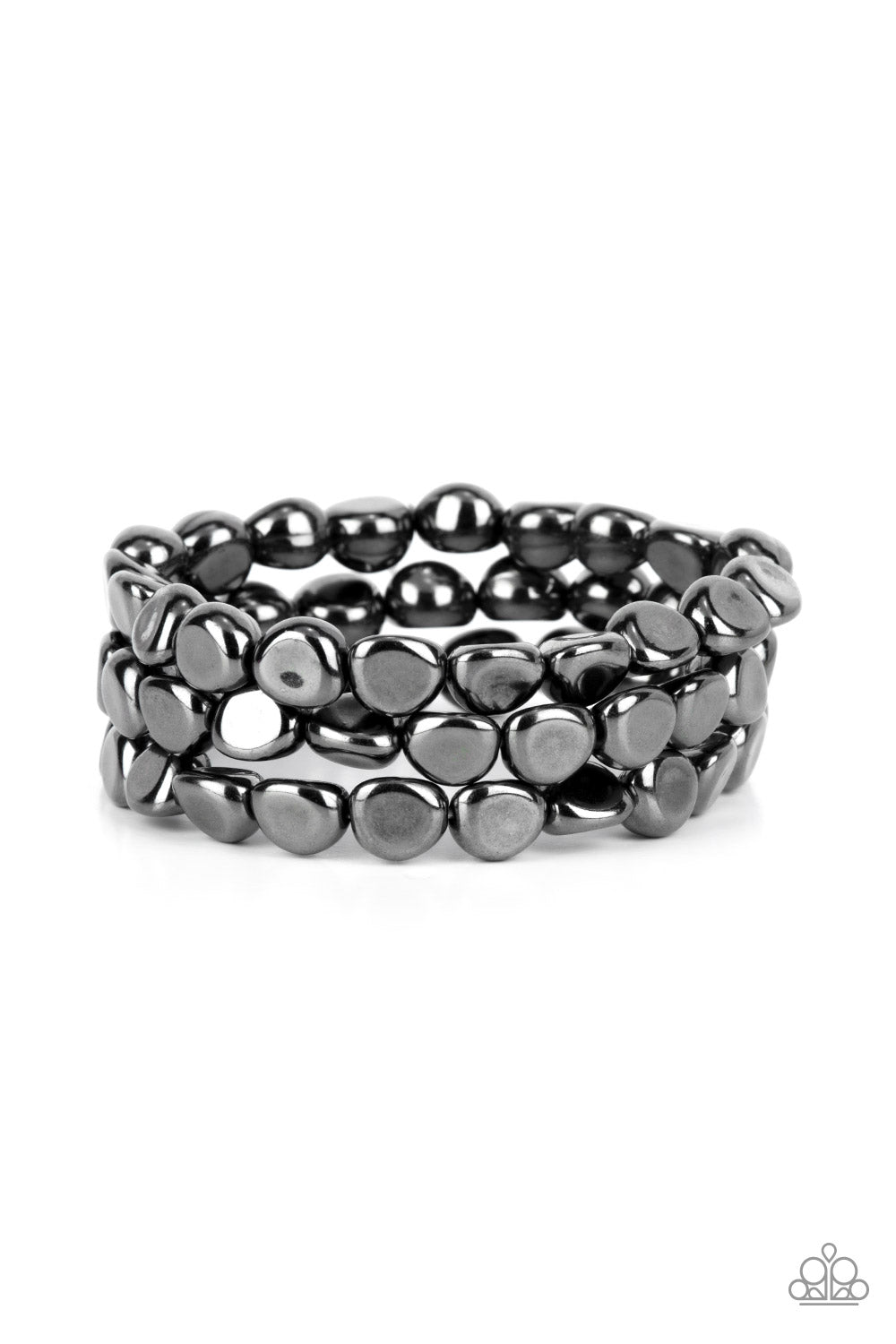 HAUTE Stone - black - Paparazzi bracelet