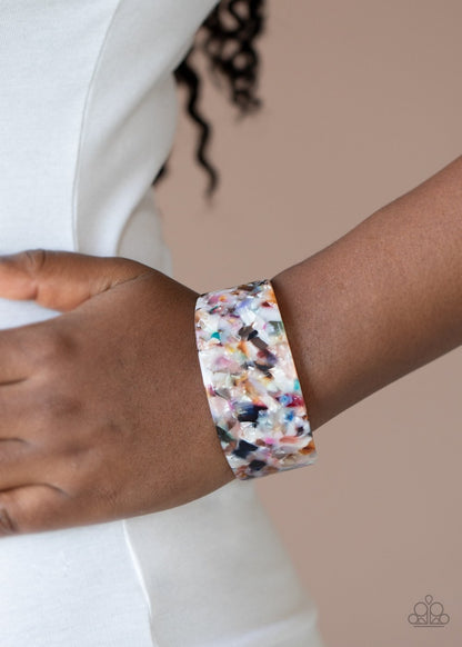 HAUTE Under the Collar - multi - Paparazzi bracelet