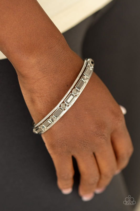 HEIR Toss-silver-Paparazzi bracelet
