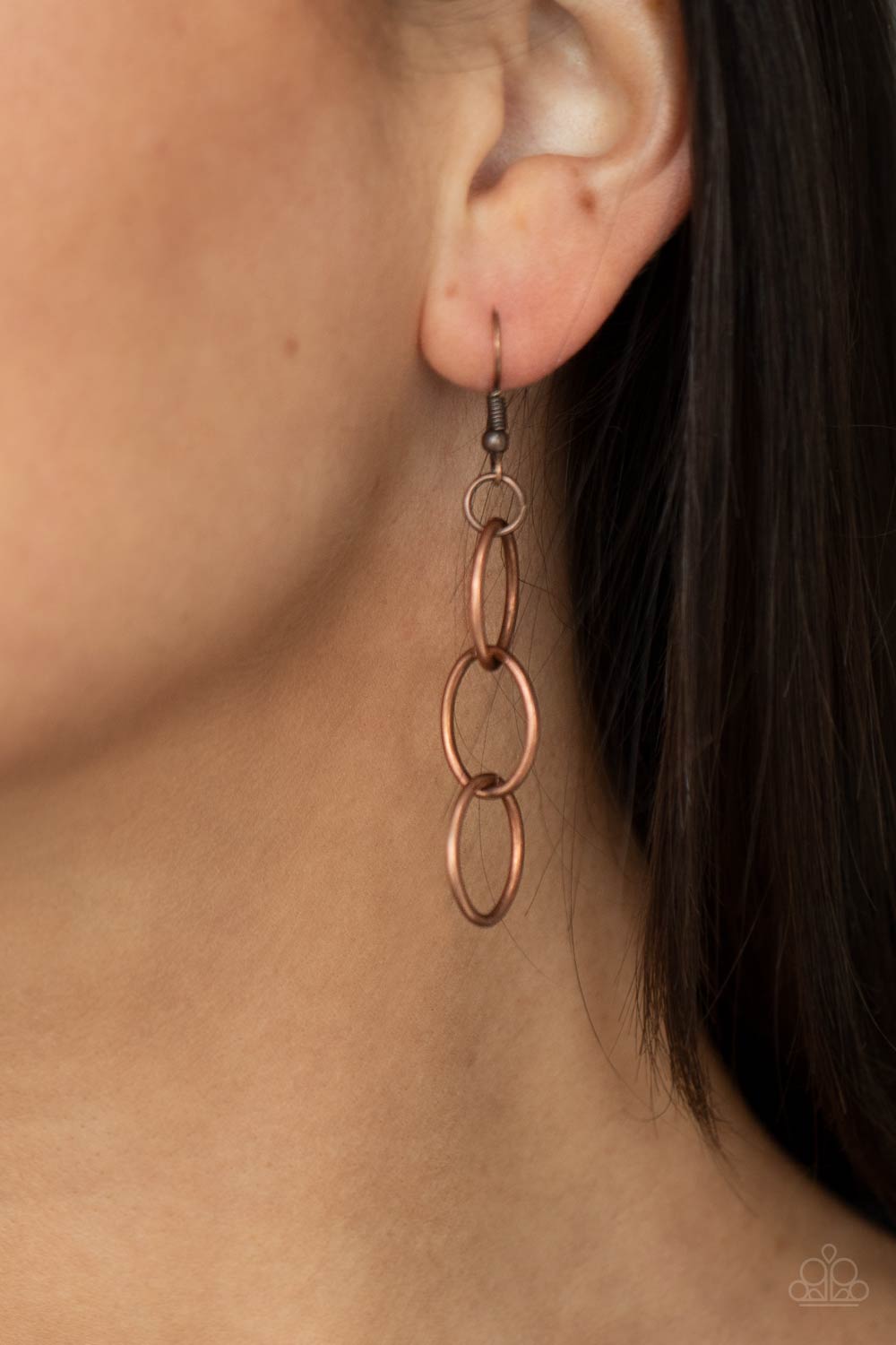 HOLEY Relic - copper - Paparazzi necklace