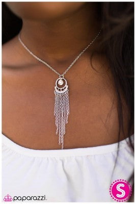 Halleys Comet - Silver - Paparazzi necklace