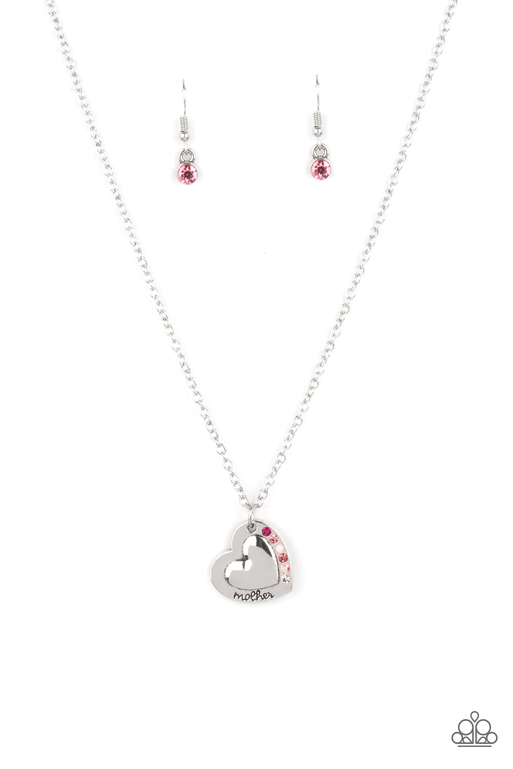 Happily Heartwarming - pink - Paparazzi necklace