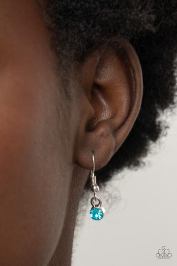 Happily Heartwarming - blue - Paparazzi necklace