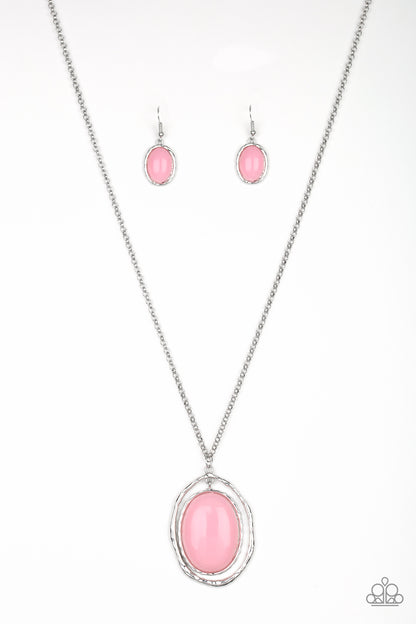 Harbor Harmony - pink - Paparazzi necklace