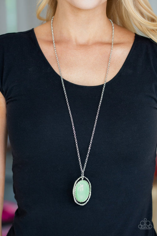 Harbor Harmony-green-Paparazzi necklace