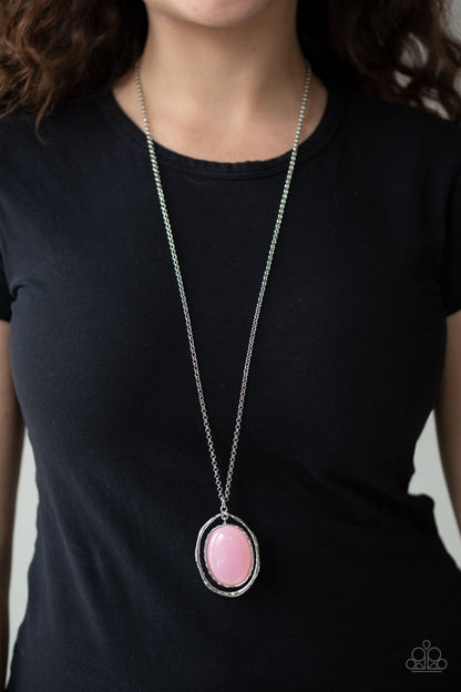 Harbor Harmony-pink-Paparazzi necklace