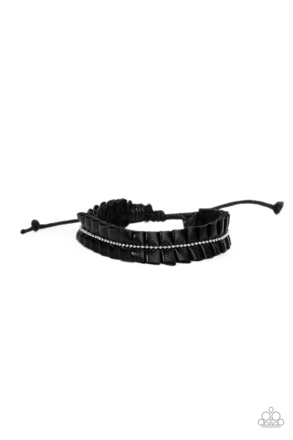 Hard to PLEATS - black - Paparazzi bracelet