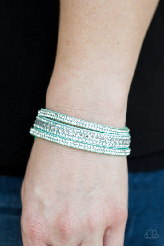 Harlem Hustle-blue-Paparazzi bracelet