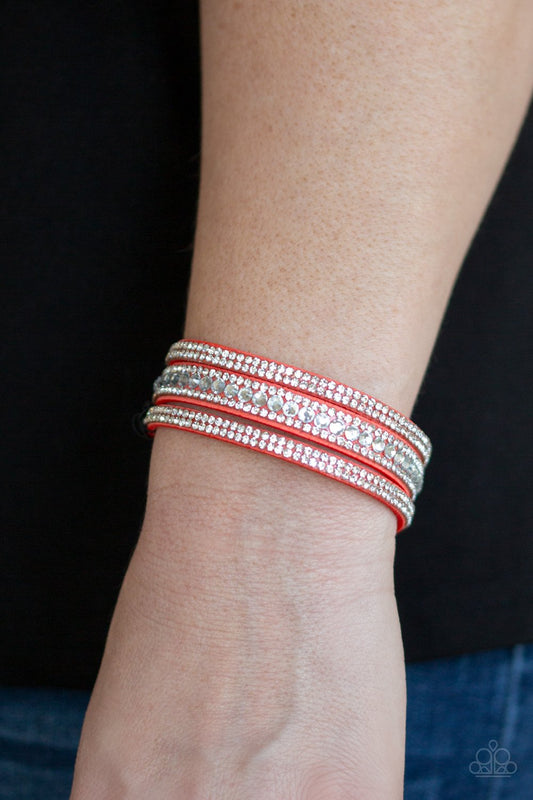 Harlem Hustle-orange-Paparazzi bracelet