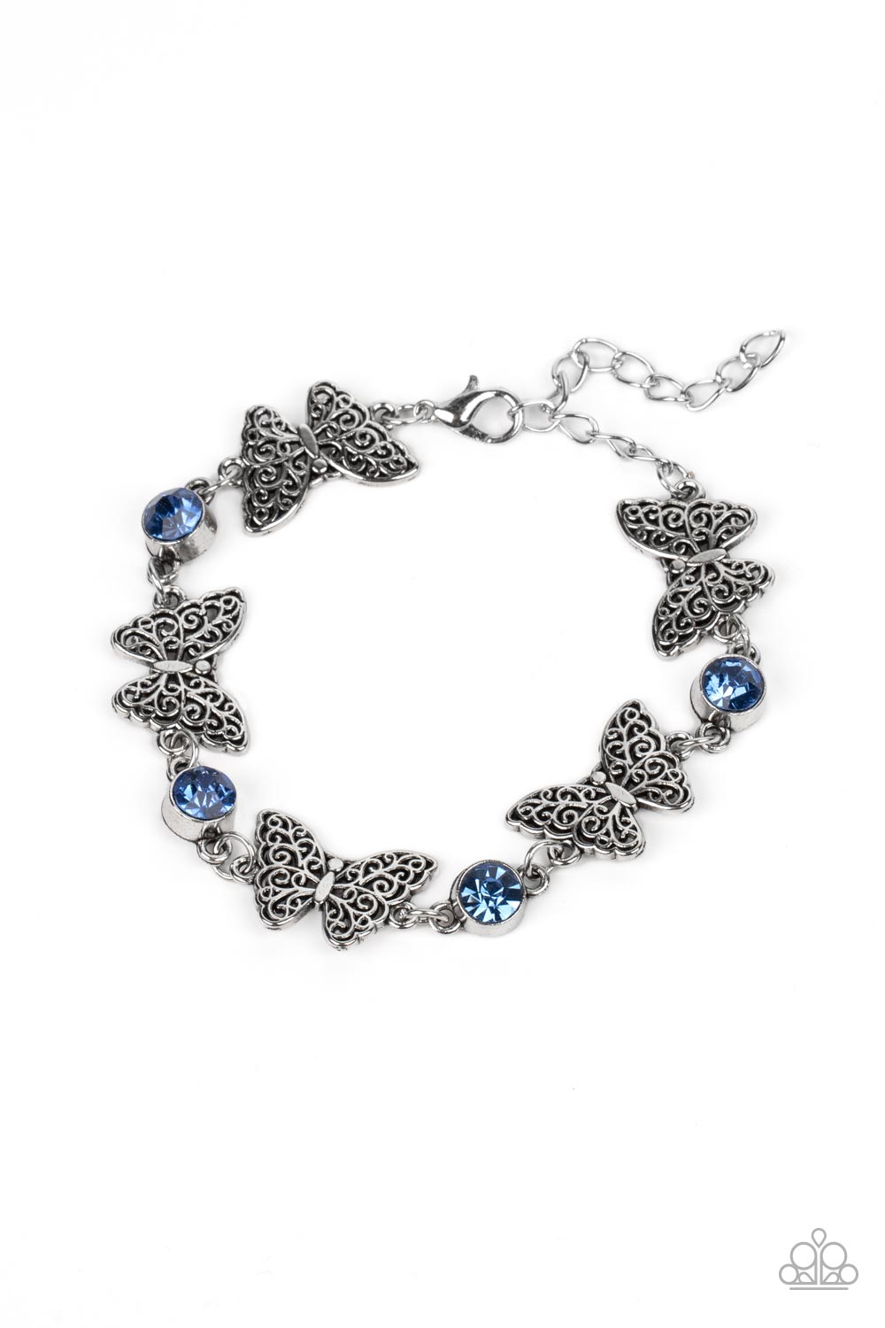 Has a WING to It - blue - Paparazzi bracelet
