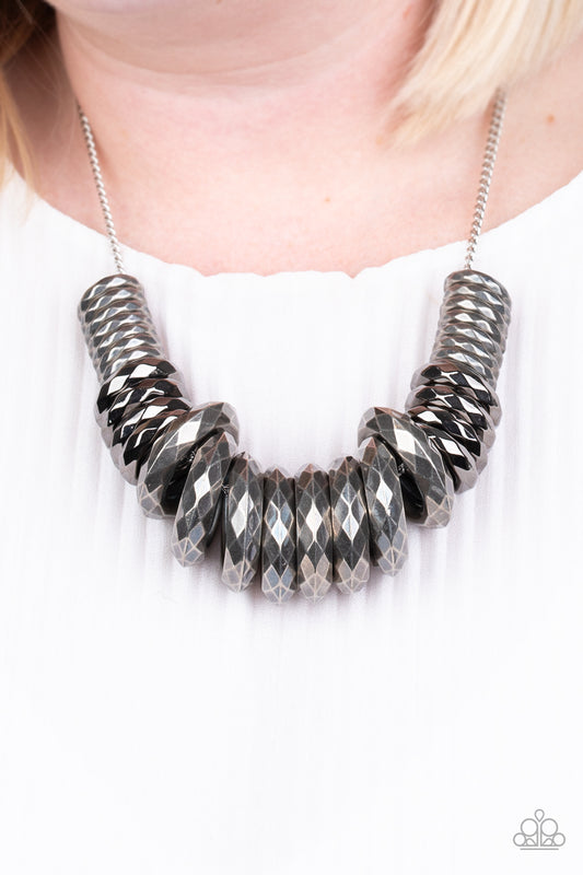 Haute Hardware - silver - Paparazzi necklace