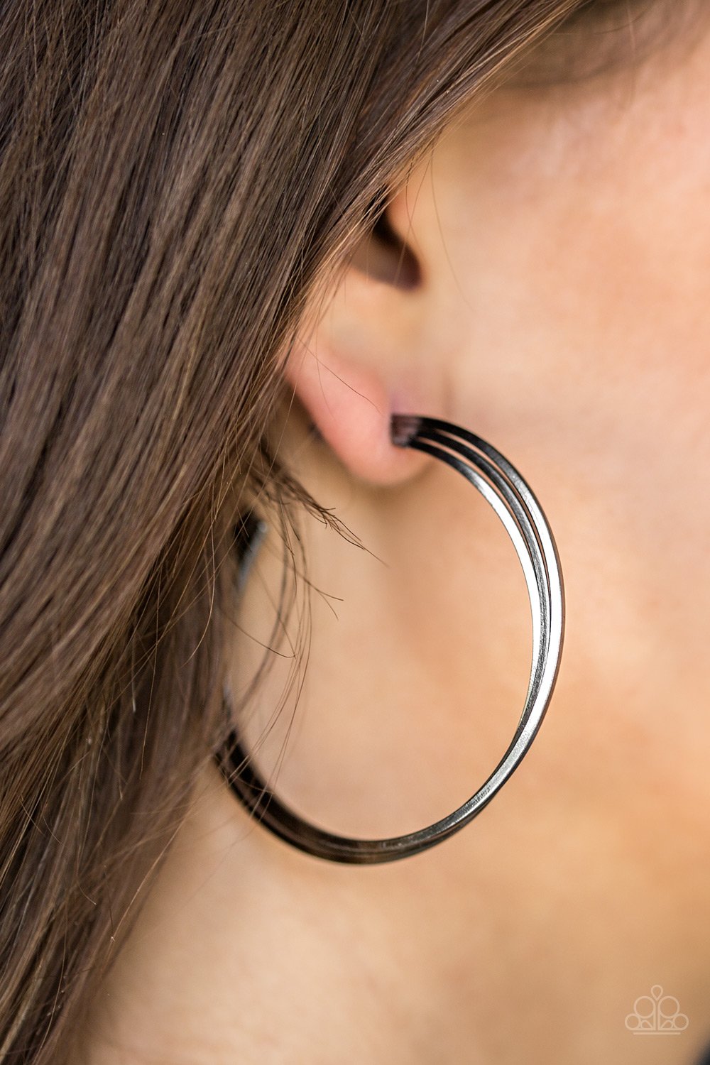 Haute Gossip - black - Paparazzi earrings