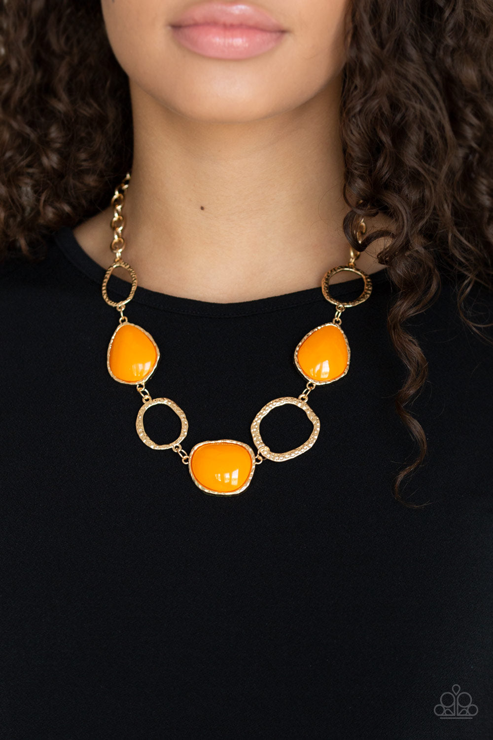 Haute Heirloom - orange - Paparazzi necklace