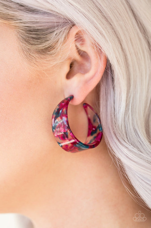 Havana Heat Wave-multi-Paparazzi earrings
