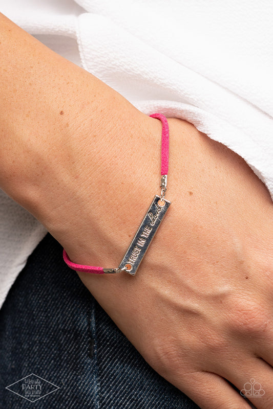 Have Faith - pink - Paparazzi bracelet