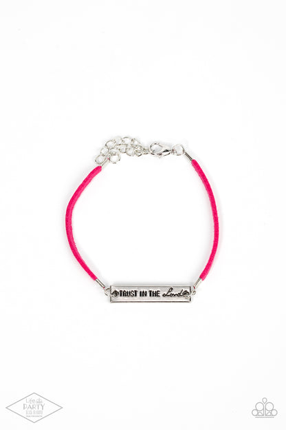 Have Faith - pink - Paparazzi bracelet