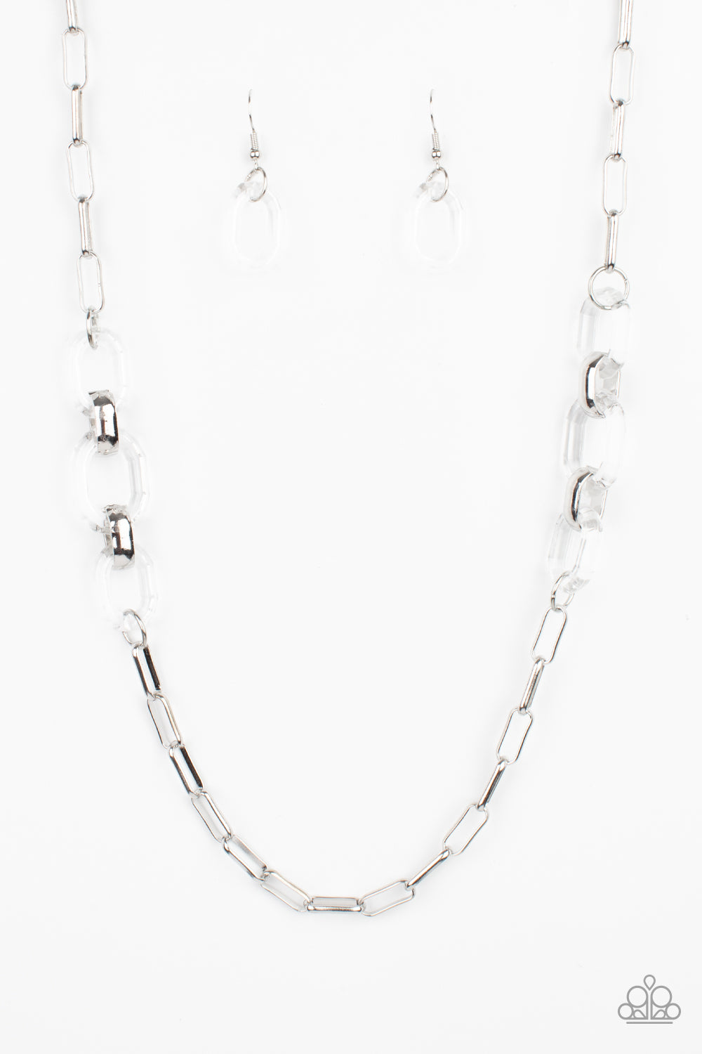 Have I Made Myself Clear? - white - Paparazzi necklace