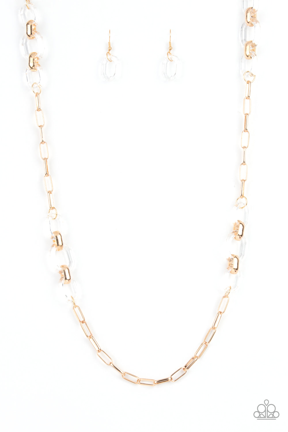 Have I Made Myself Clear? - gold - Paparazzi necklace