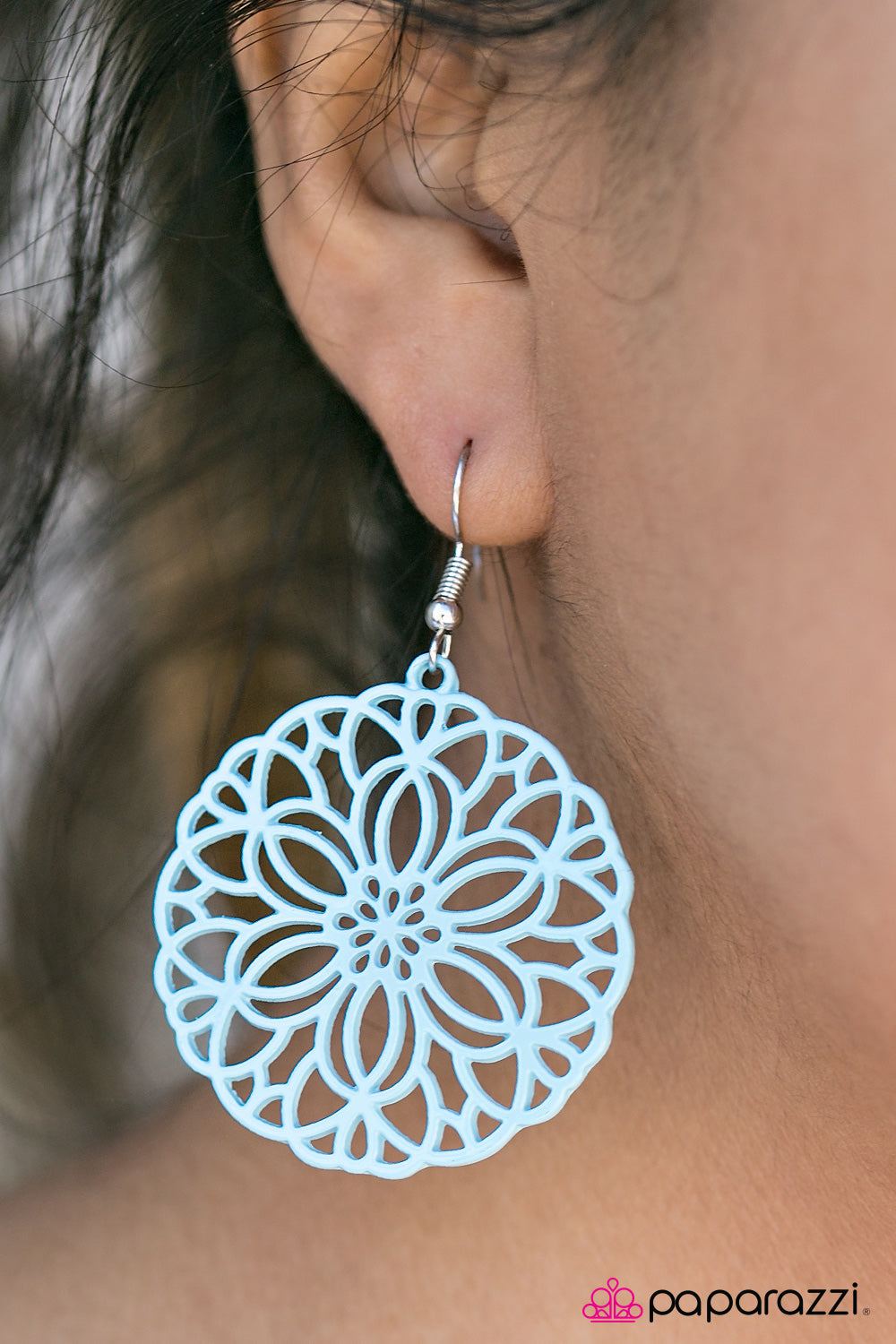 Having A Merry Time - Blue - Paparazzi earrings