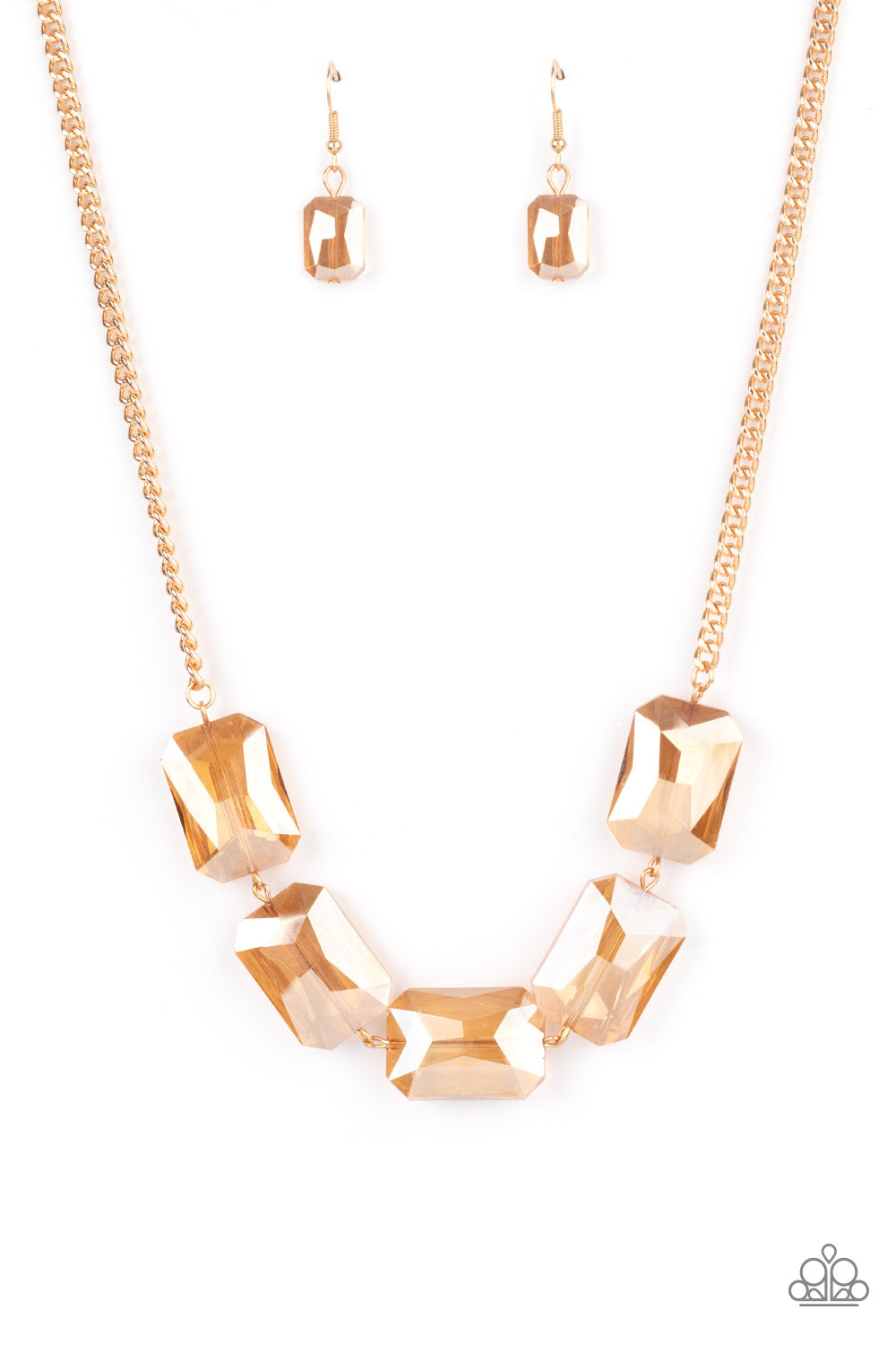 Heard It On The HEIR-Waves - gold - Paparazzi necklace
