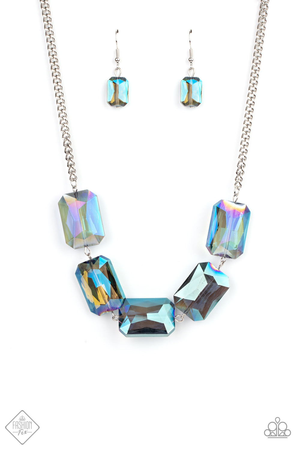 Heard It On The HEIR-Waves - blue - Paparazzi necklace