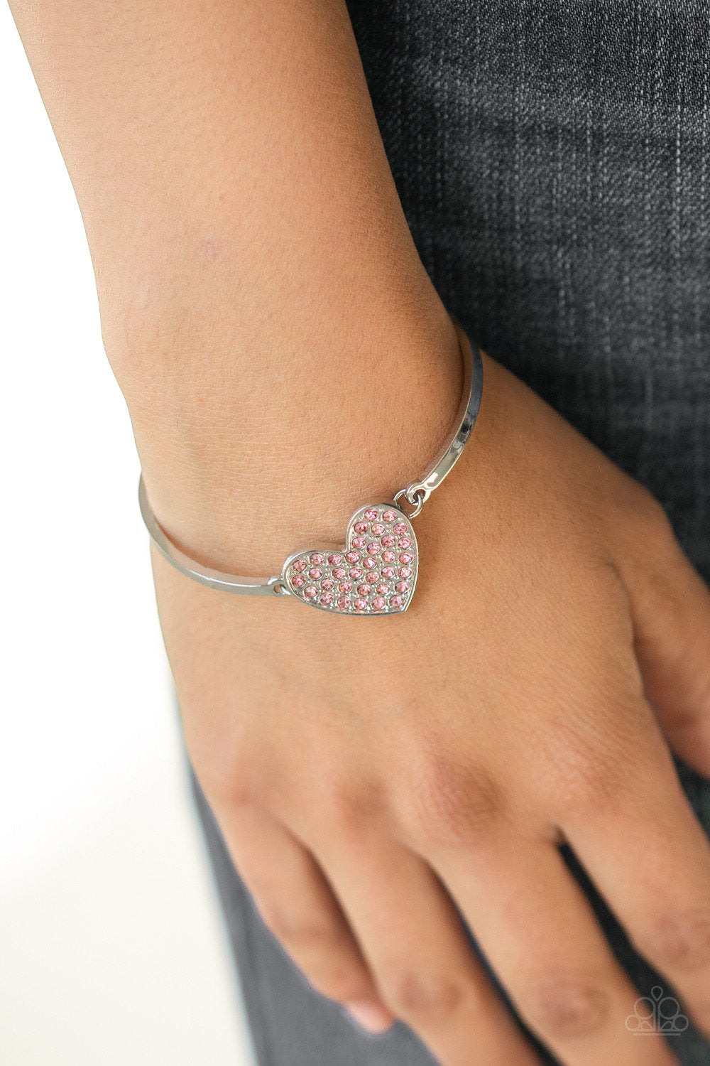 Heart Stopping Shimmer - pink - Paparazzi bracelet