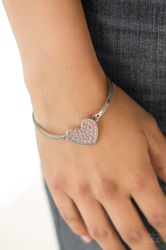 Heart Stopping Shimmer - pink - Paparazzi bracelet