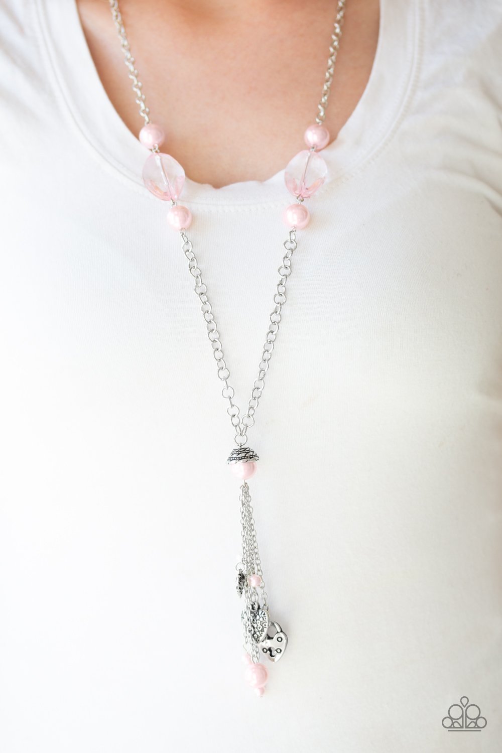 Heart Stopping Harmony - pink - Paparazzi necklace