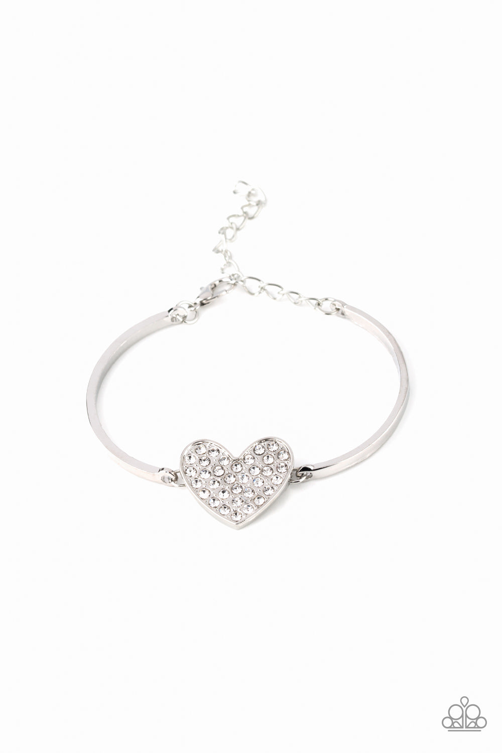 Heart Stopping Shimmer - white - Paparazzi bracelet