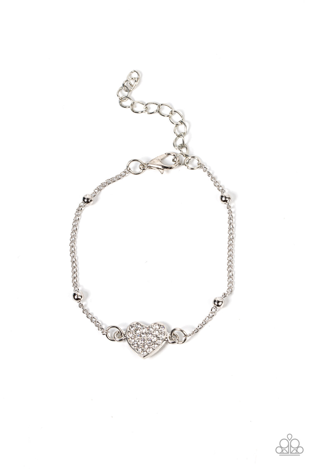 Heartachingly Adorable - white - Paparazzi bracelet