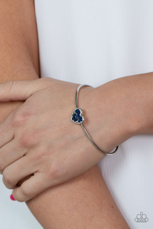 Heart of Ice - blue - Paparazzi bracelet