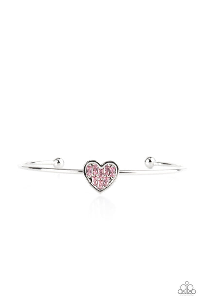 Heart of Ice - pink - Paparazzi bracelet