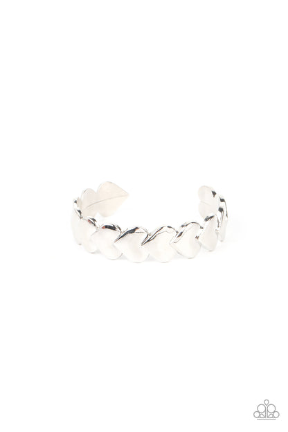 Hearts Galore - silver - Paparazzi bracelet