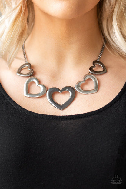 Hearty Hearts-multi-Paparazzi necklace