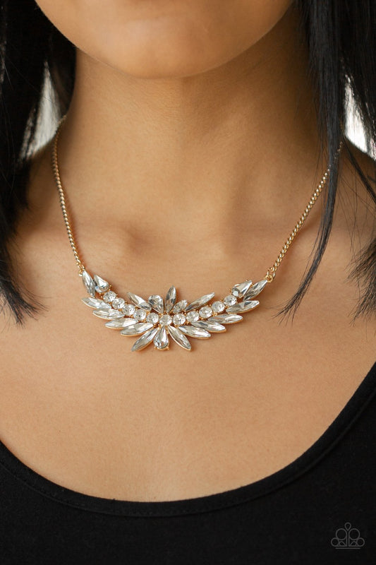 HEIRS and Graces-gold-Paparazzi necklace