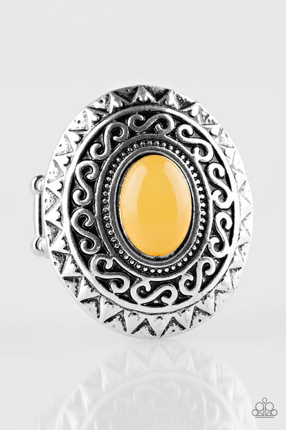 Hello Sunshine - yellow - Paparazzi ring