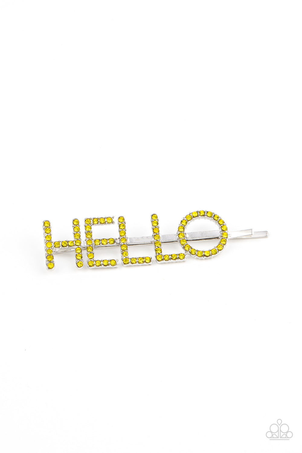 Hello There - yellow - Paparazzi hair clip