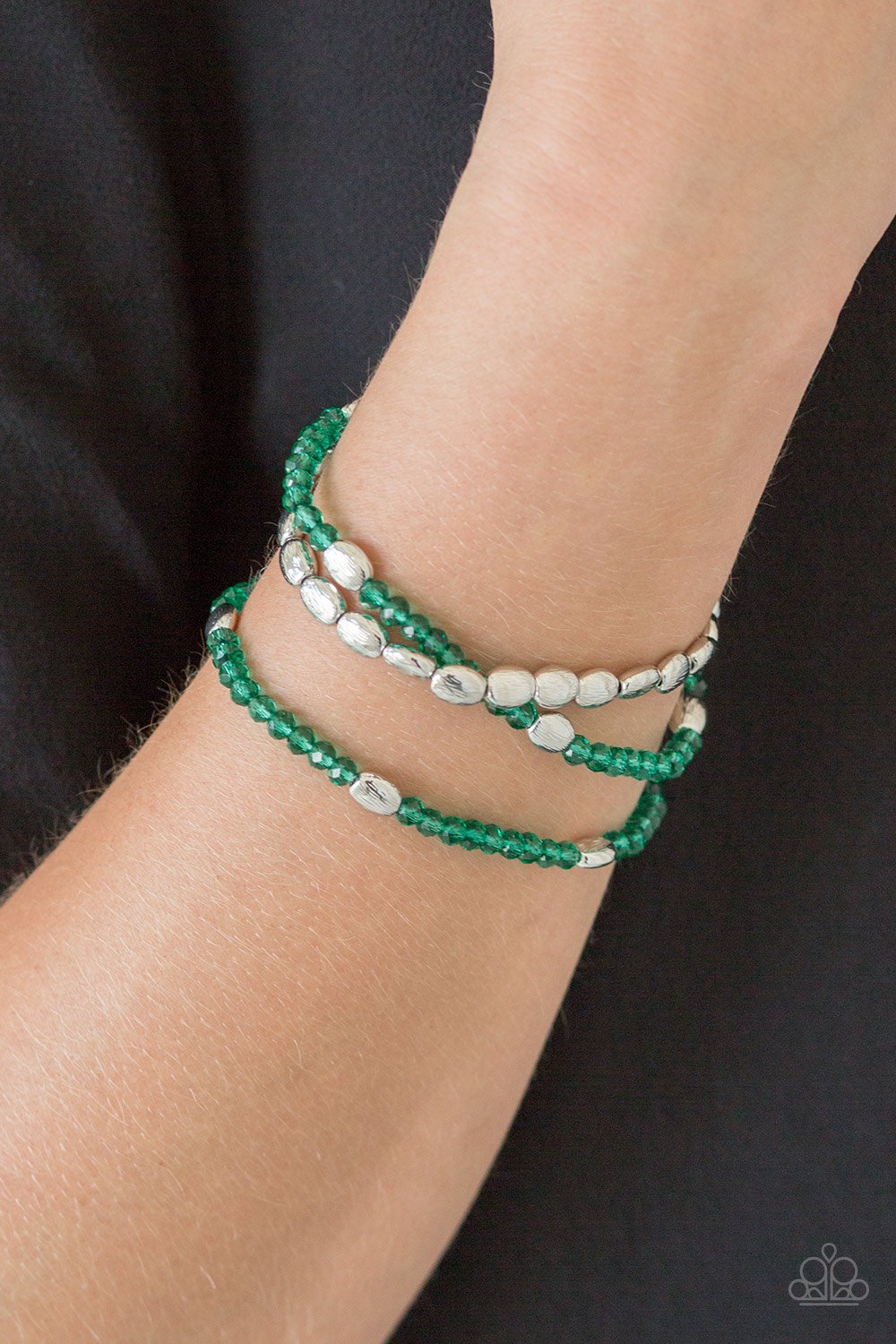 Hello Beautiful - green - Paparazzi bracelet