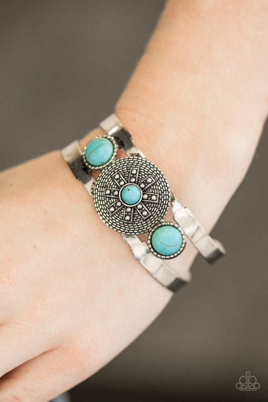Here Comes the Sundial - blue - Paparazzi bracelet