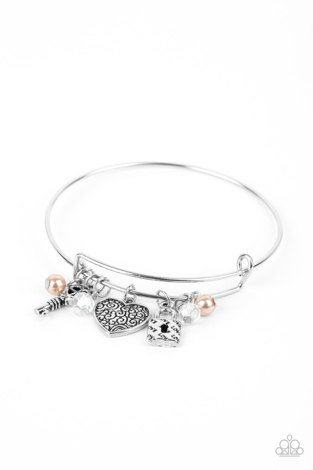 Here Comes Cupid - brown - Paparazzi bracelet