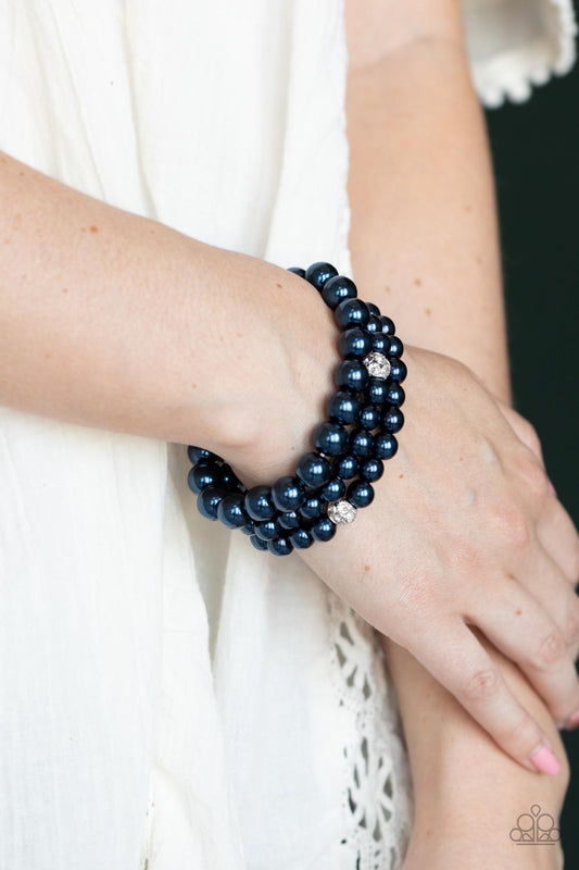 Here Comes The Heiress - blue - Paparazzi bracelet