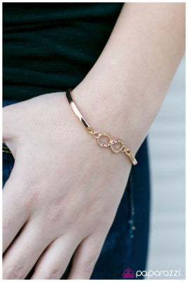 Heres To Forever - Gold - Paparazzi bracelet