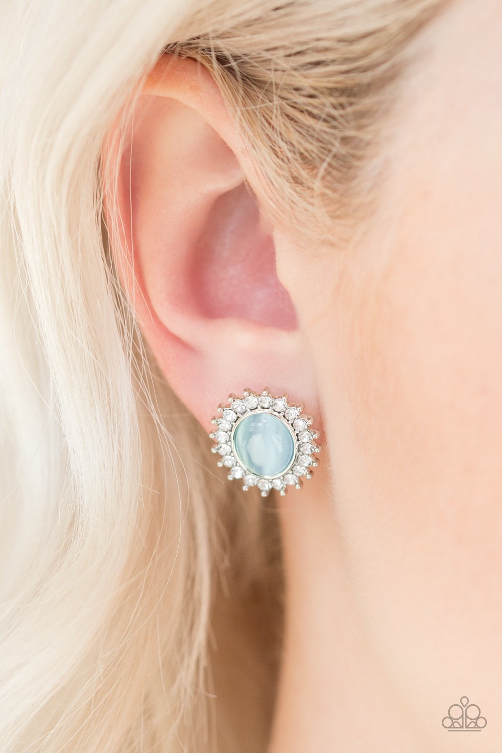 Hey There Gorgeous - blue - Paparazzi earrings