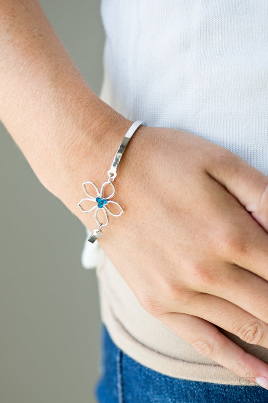 Hibiscus Hipster - blue - Paparazzi bracelet