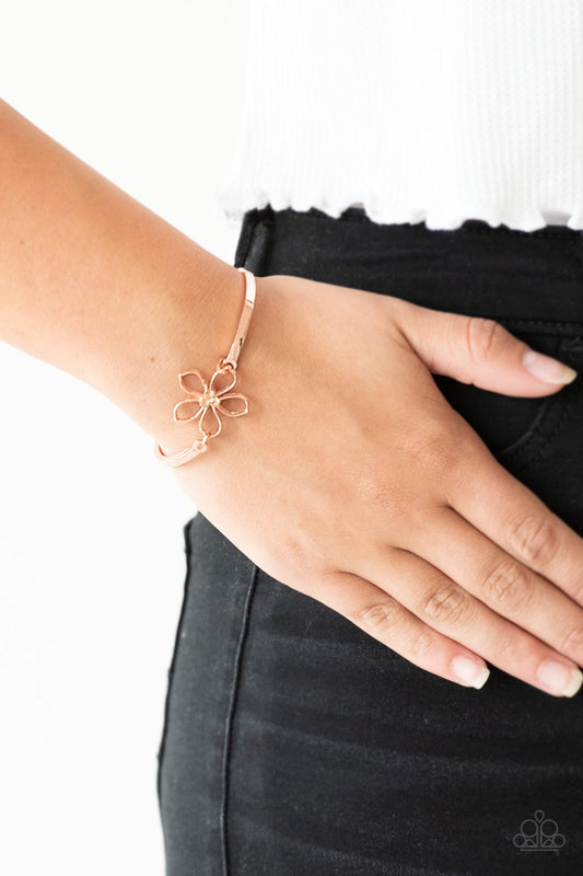 Hibiscus Hipster-copper-Paparazzi bracelet