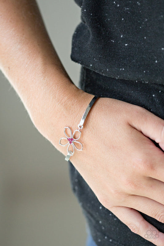 Hibiscus Hipster-pink-Paparazzi bracelet