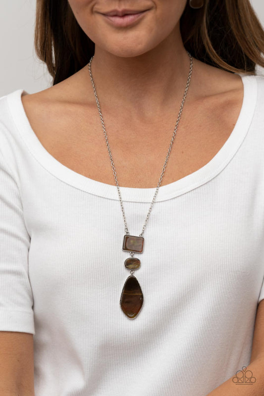 Hidden Cove - brown - Paparazzi necklace